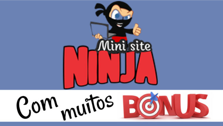 Mini Site Ninja – Dinheiro Rápido com Mini Sites [+11 BÔNUS Exclusivos]
